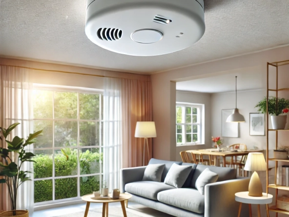 Czujki dymu w lokalach mieszkalnych.